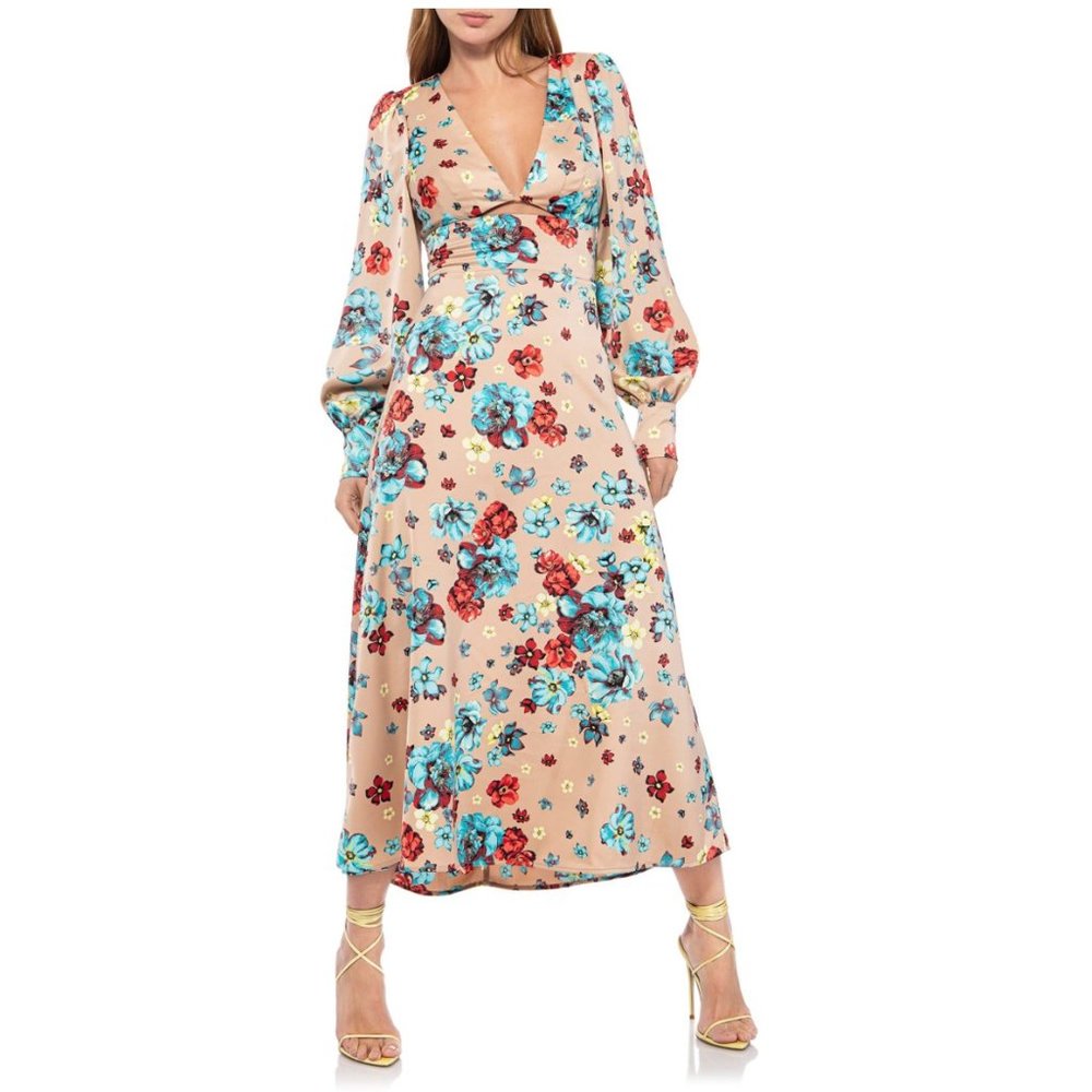 AFRM Viola Midi Dress - M